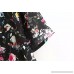 2018 Women's Floral Chiffon Kimono Cardigan Summer Blouse Swimsuit Beach Cover up Black B07CPS13CJ